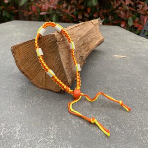 Tekenband geel/oranje