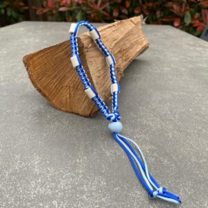 Tekenband licht blauw/donker blauw