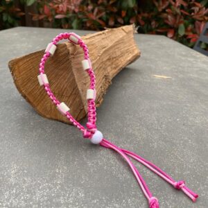 Tekenband licht roze/donker roze