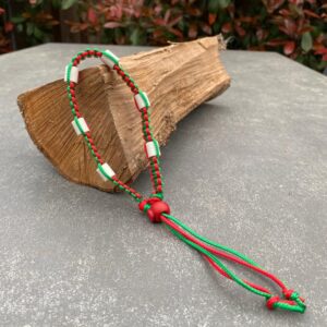 Tekenband groen/rood