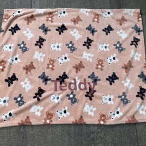 Kleedje roze beertjes