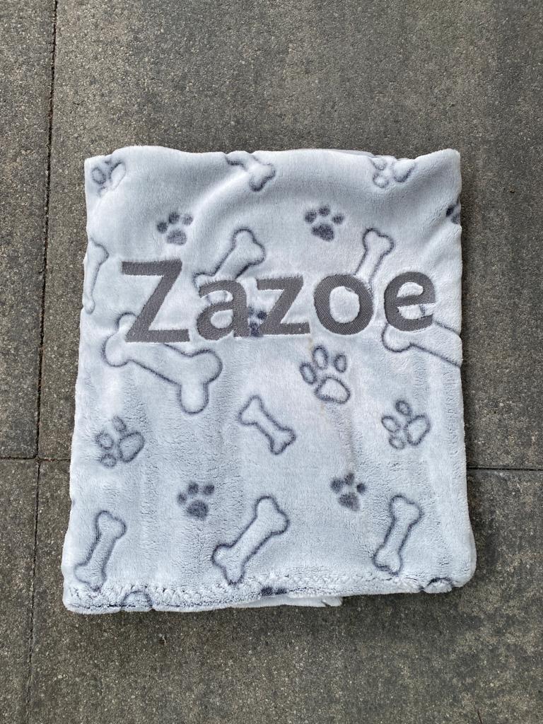 Kleedje grijs botjes